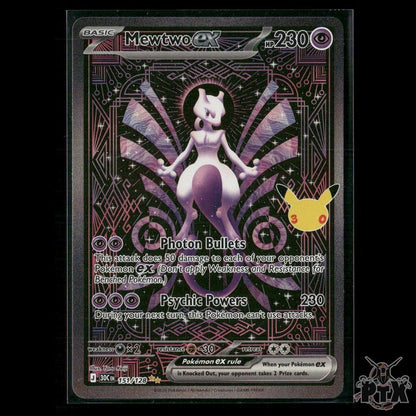 Mewtwo ex 151/128 ME: 30th Celebration NM Pokemon