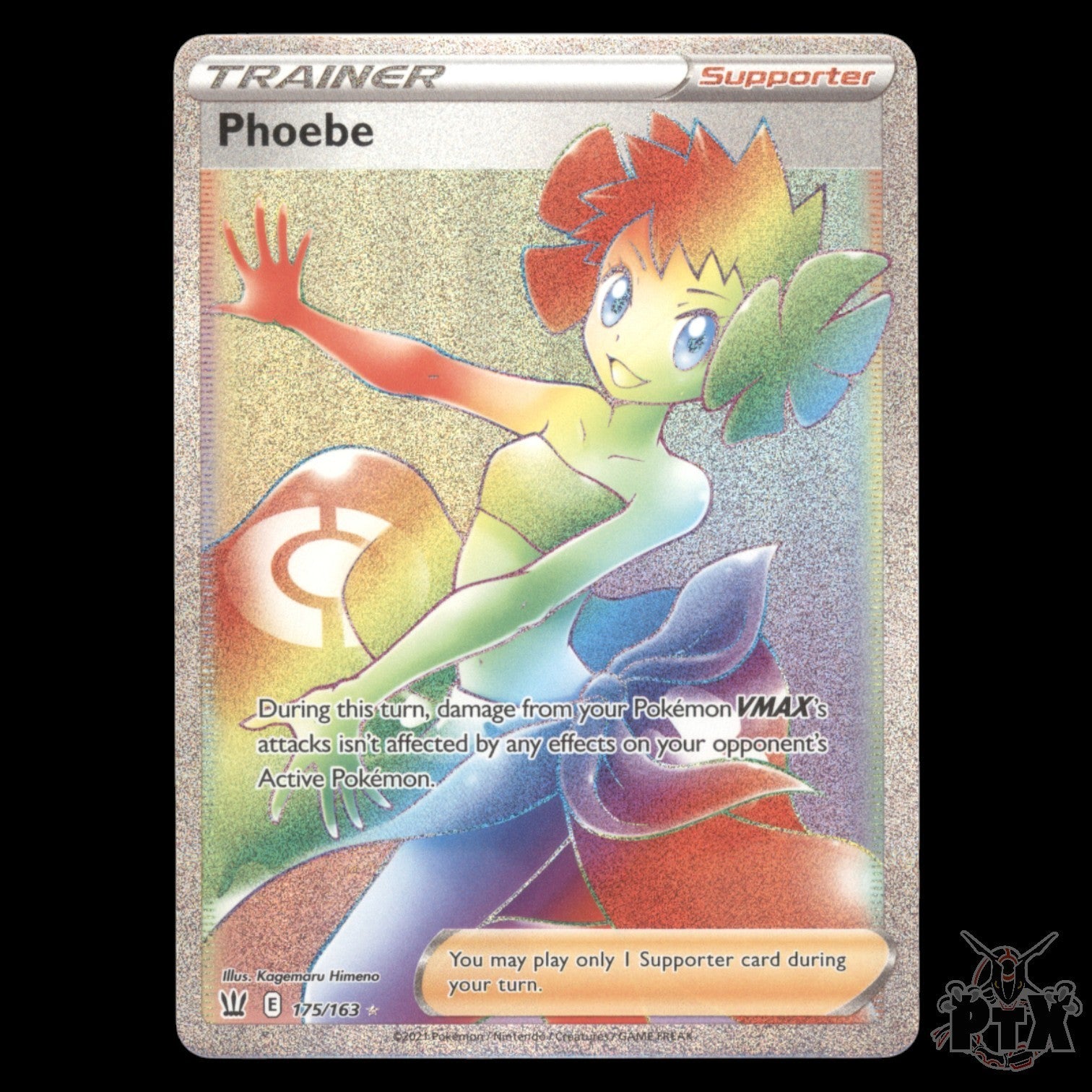 Phoebe #175/163 Battle Styles NM/Near Mint Pokemon 2021