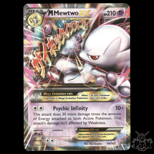 M Mewtwo EX #64/162 Breakthrough NM/Near Mint Pokemon 2015