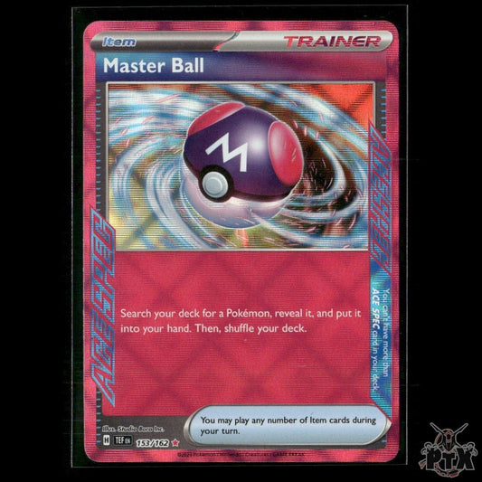 Master Ball 153/162 SV05: Temporal Forces NM Pokemon 2024