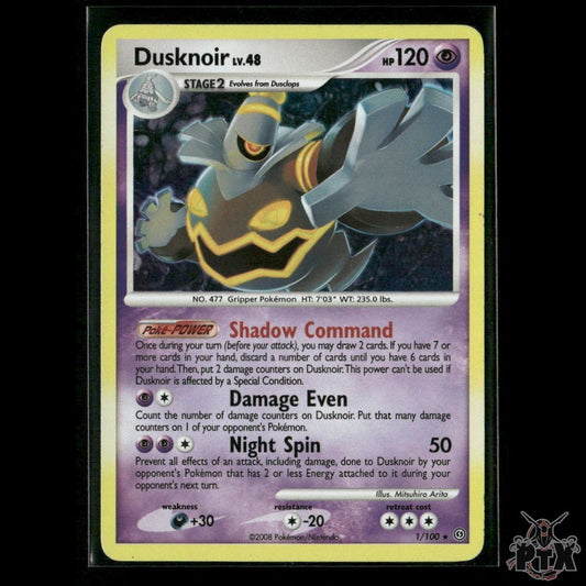 Dusknoir Holo 1/100 Stormfront LP Pokemon
