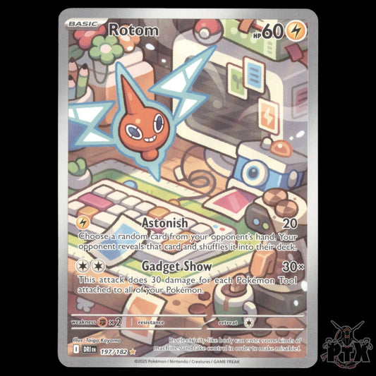 Rotom #197/182 Destined Rivals NM/Near Mint Pokemon 2025