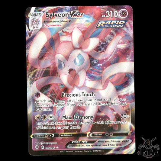 Sylveon VMAX #75/203 Evolving Skies NM/Near Mint Pokemon 2021