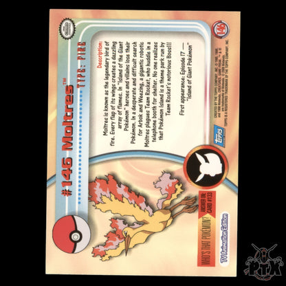 Topps Moltres #146 Foil Series 3 Pokemon 2000