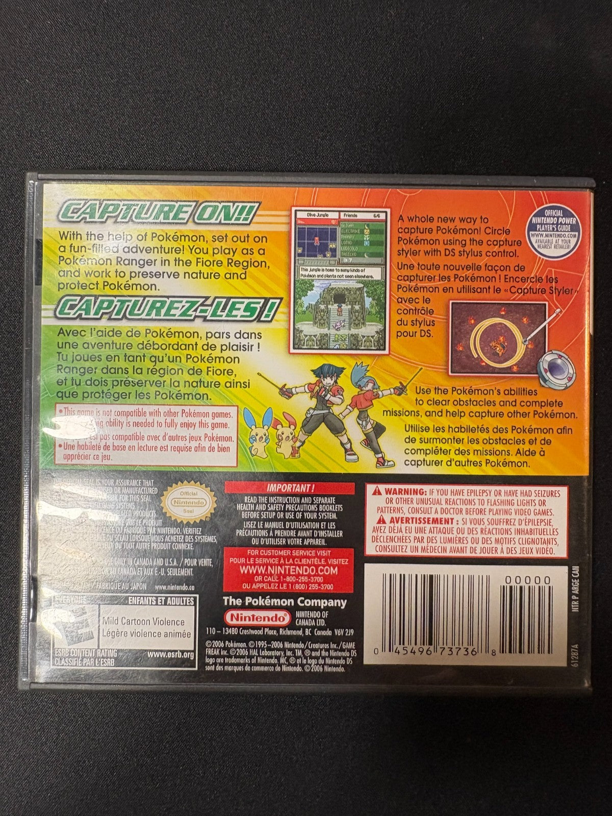 Pokemon Ranger Nintendo DS Working