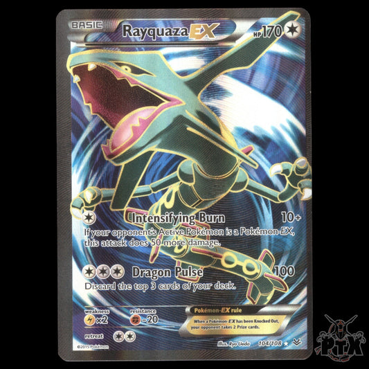 Rayquaza EX #104/108 Roaring Skies HP/Heavily Played Pokemon 2015