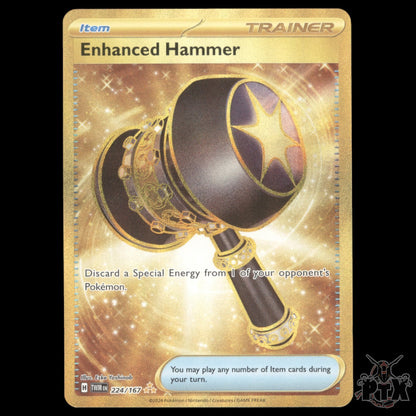 Enhanced Hammer #224/167 Twilight Masquerade NM/Near Mint Pokemon 2024
