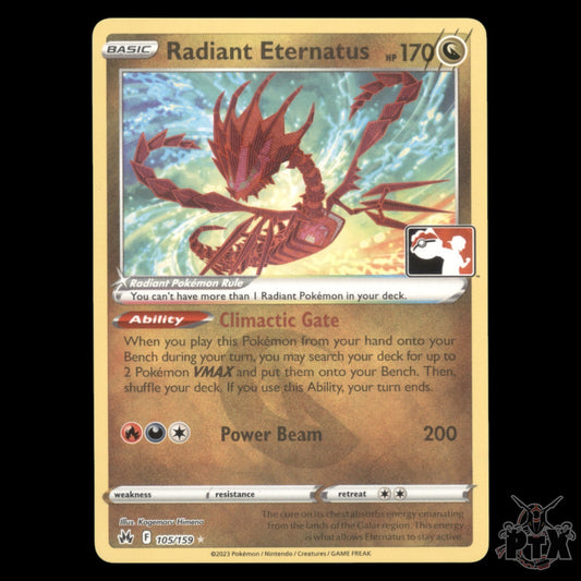 Radiant Eternatus #105/159 Prize Pack Series Three NM/Near Mint Pokemon 2023