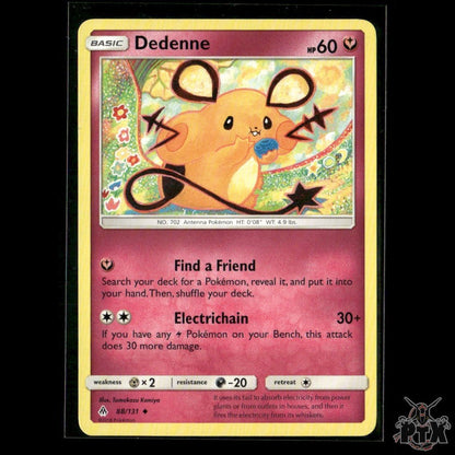 Dedenne 88/131 SM - Forbidden Light NM Pokemon