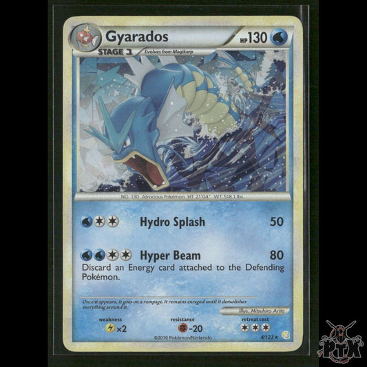 Gyarados 4/123 Cracked Ice Holo Promo LP Pokemon