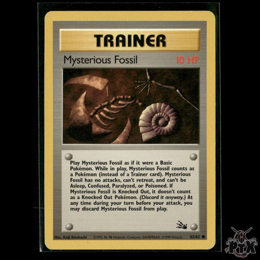 Mysterious Fossil 62/62 Fossil LP Pokemon