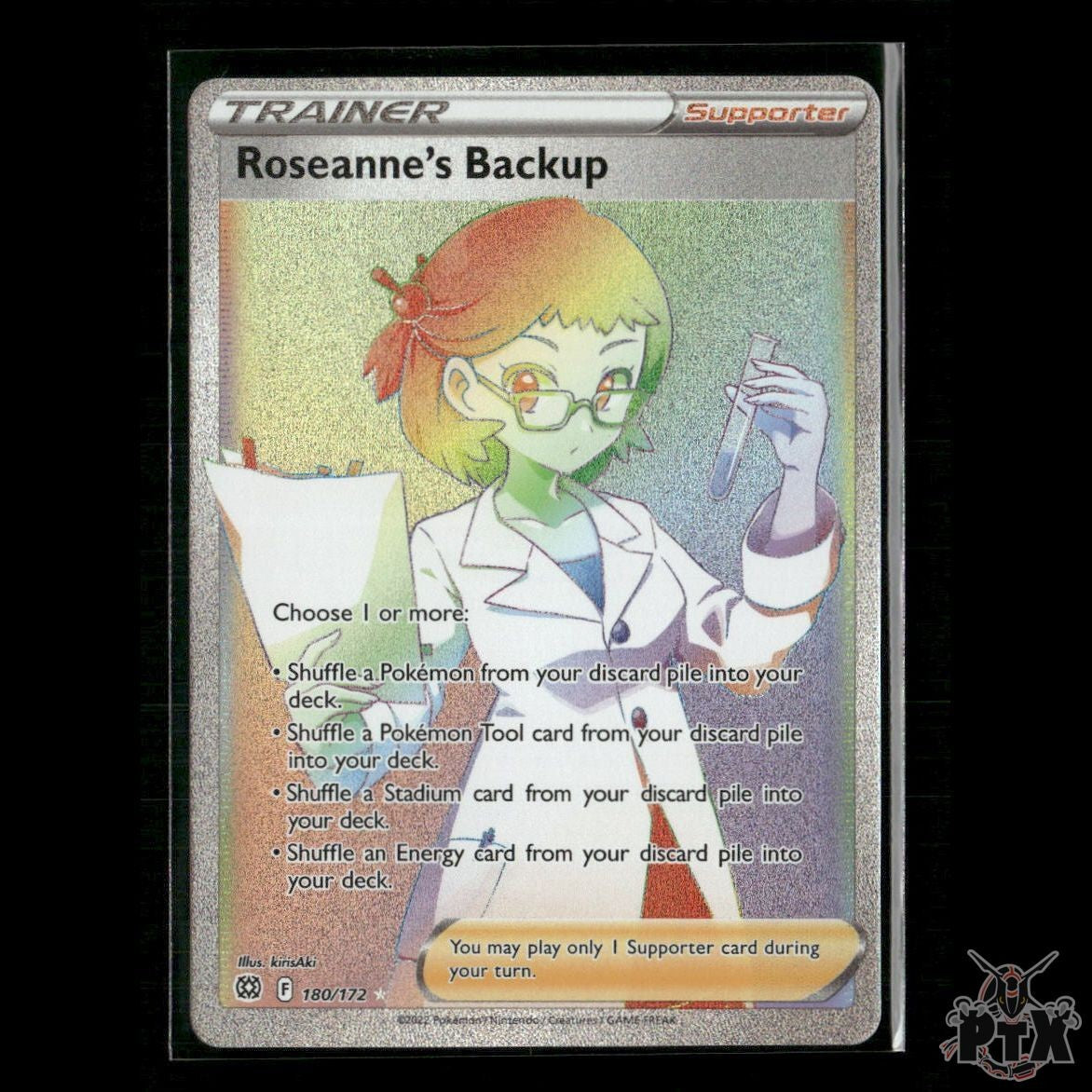 Roseanne's Backup (Secret) 180/172 SWSH09: Brilliant Stars NM Pokemon