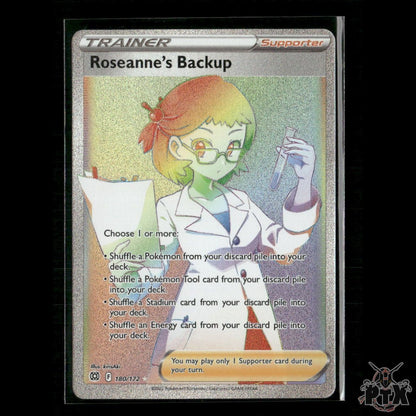 Roseanne's Backup (Secret) 180/172 SWSH09: Brilliant Stars NM Pokemon