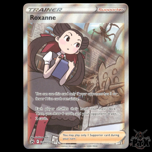 Roxanne #CG66/CG70 Crown Zenith NM/Near Mint Pokemon 2023