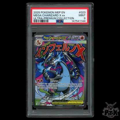 Mega Charizard X ex 023 PSA 9 Mega Evolution Promo Pokemon 2025