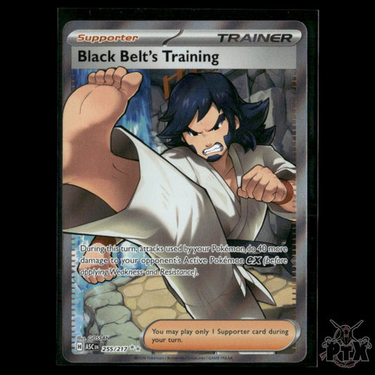 Black Belt's Training 255/217 ME: Ascended Heroes NM Pokemon 2026