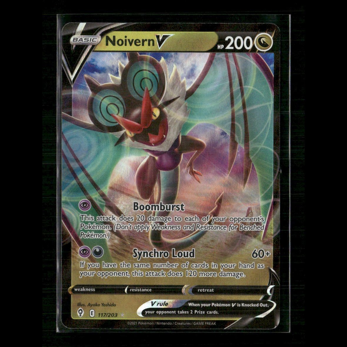 Noivern V 117/203 SWSH07: Evolving Skies NM Pokemon