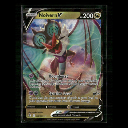 Noivern V 117/203 SWSH07: Evolving Skies NM Pokemon