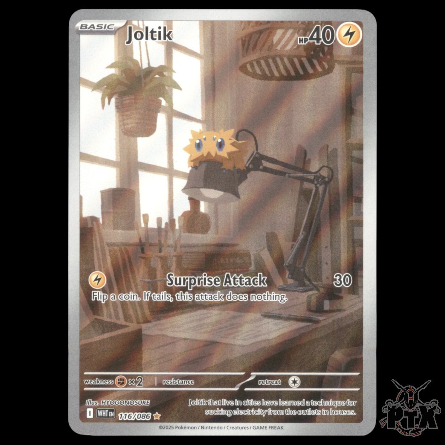 Joltik #116/086 White Flare NM/Near Mint Pokemon 2025