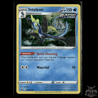 Inteleon SWSH279 SWSH: Sword & Shield Promo Cards NM Pokemon