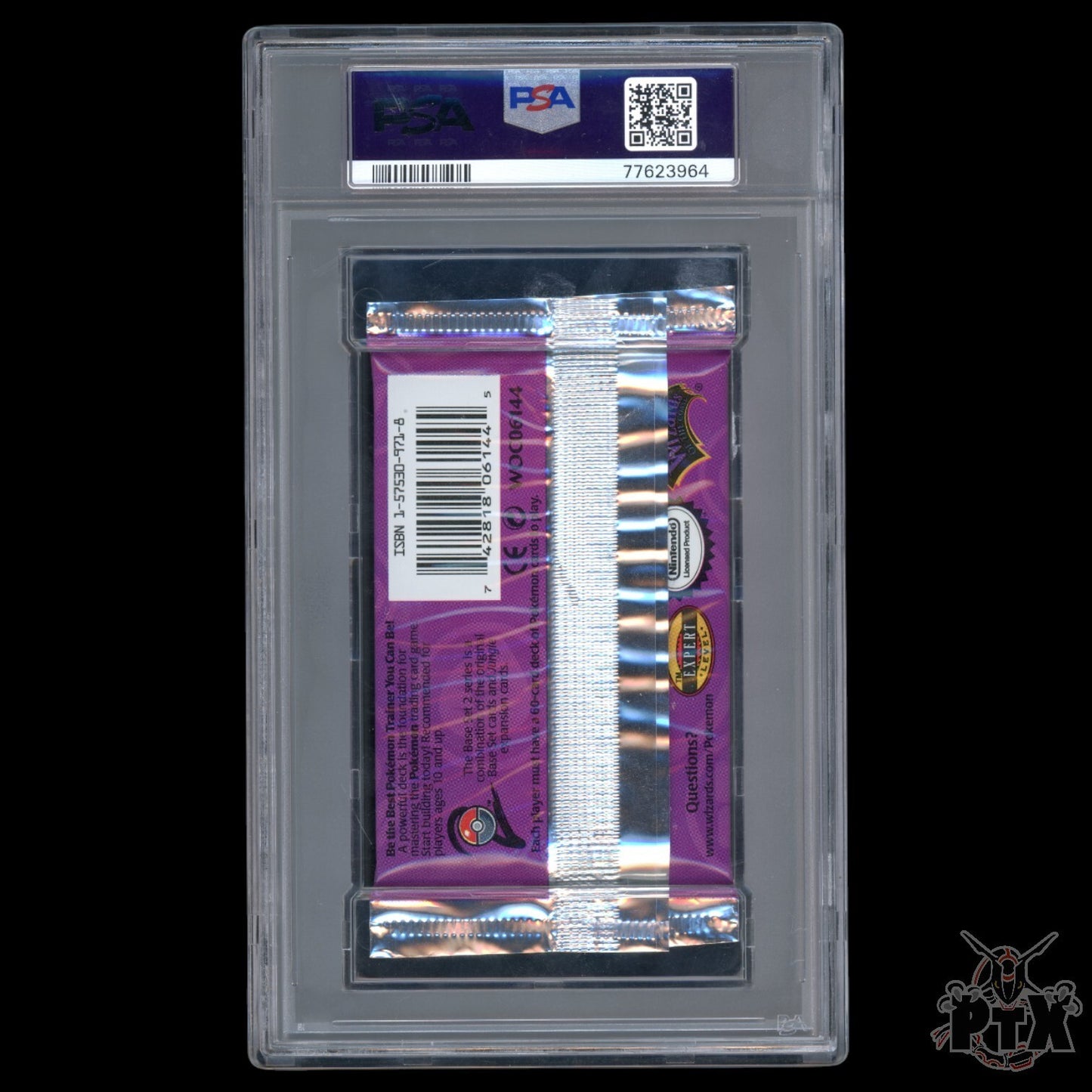Base Set 2 Booster Pack PSA 8 Pidgeot Art Pokemon 2000