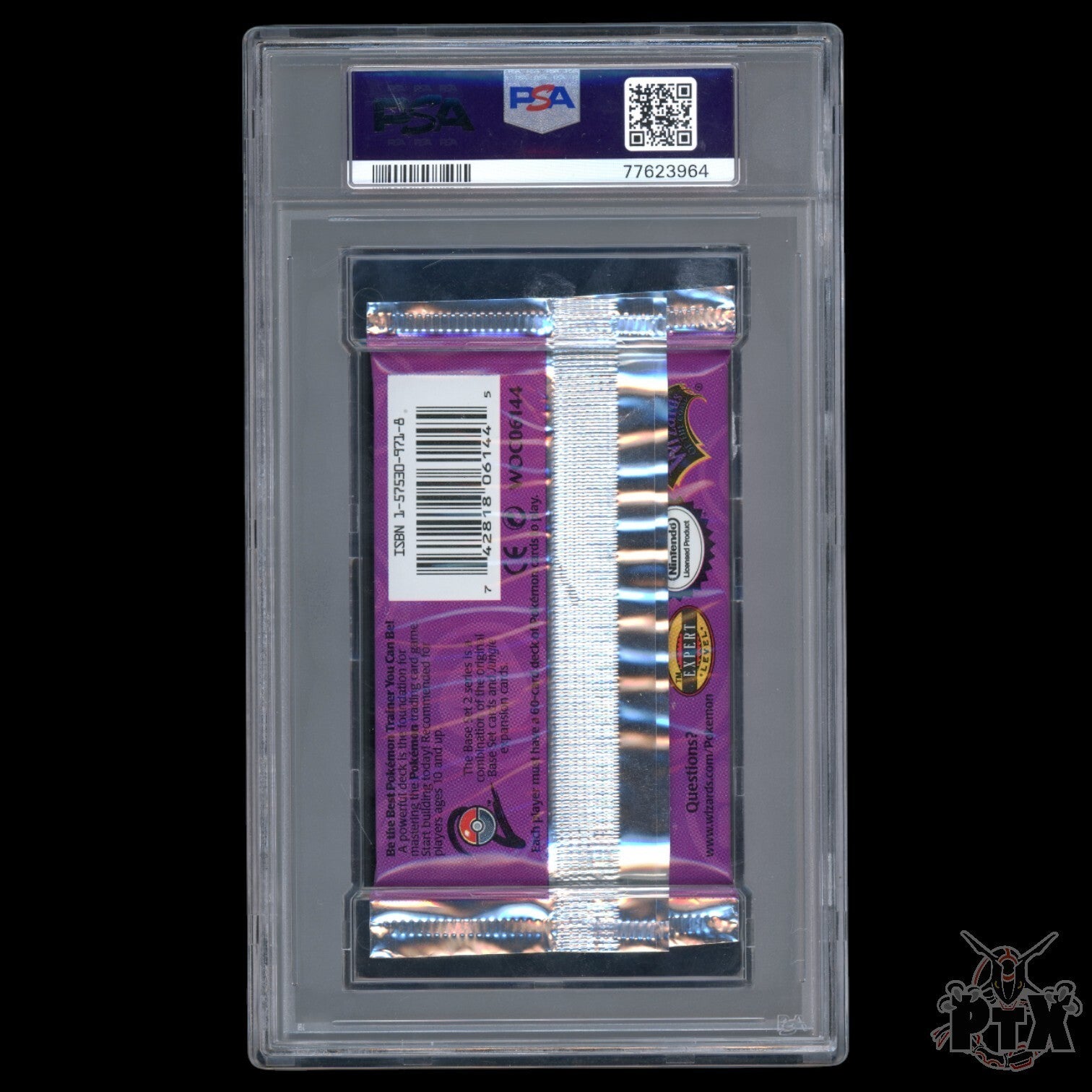 Base Set 2 Booster Pack PSA 8 Pidgeot Art Pokemon 2000