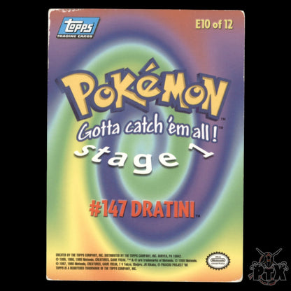 Topps The First Movie Dratini E10/E12 MP/Moderatly Played Pokemon 2000