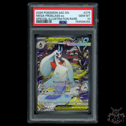 Mega Froslass ex 275/217 PSA 10 Ascended Heroes Pokemon 2026