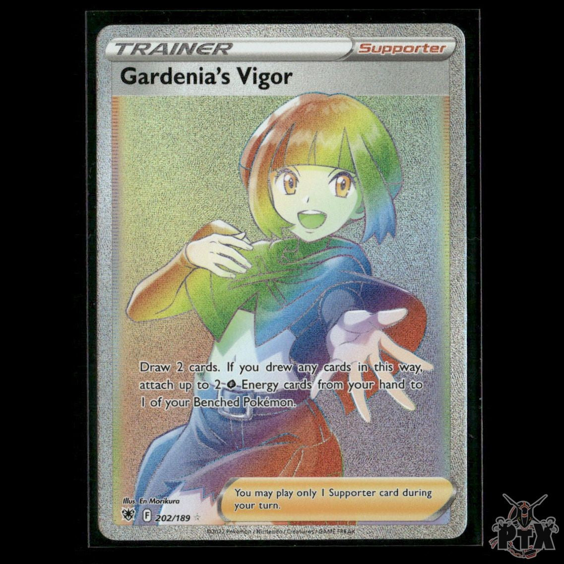 Gardenia's Vigor (Secret) 202/189 SWSH10: Astral Radiance NM Pokemon