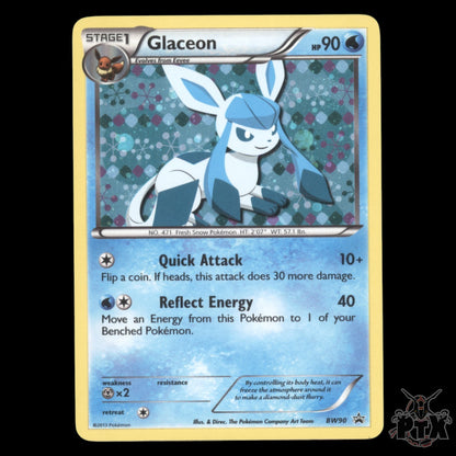 Glaceon Holo #BW90 Black & White Promo LP/MP Pokemon 2013