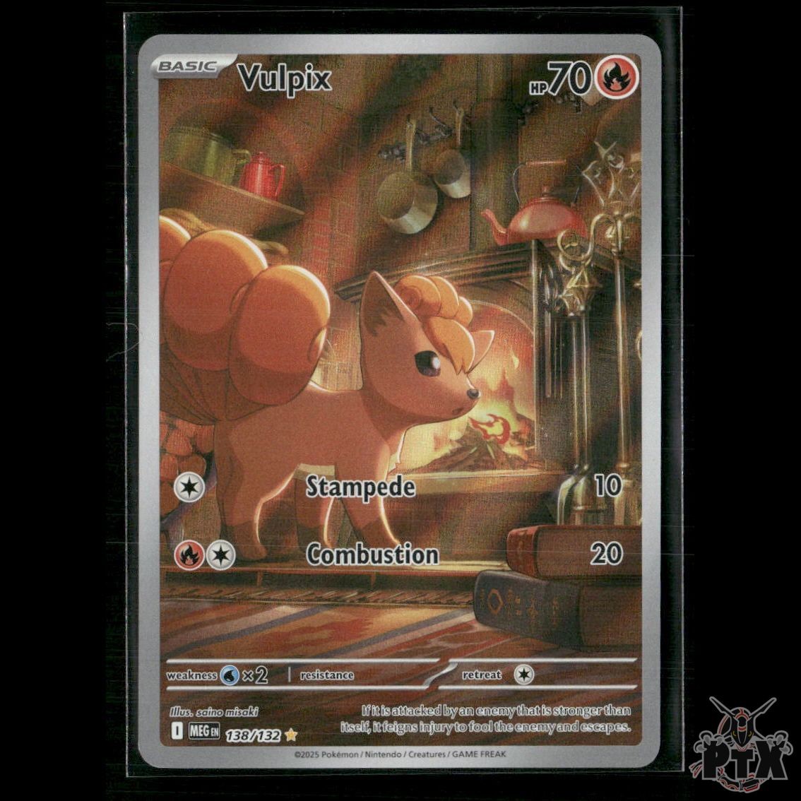 Vulpix 138/132 ME01: Mega Evolution NM Pokemon