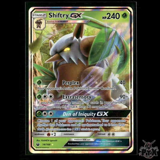 Shiftry GX 14/168 SM - Celestial Storm NM Pokemon
