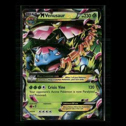 M Venusaur EX 2/146 XY Base Set NM Pokemon