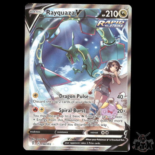 Rayquaza V #194/203 Evolving Skies NM/Near Mint 2021