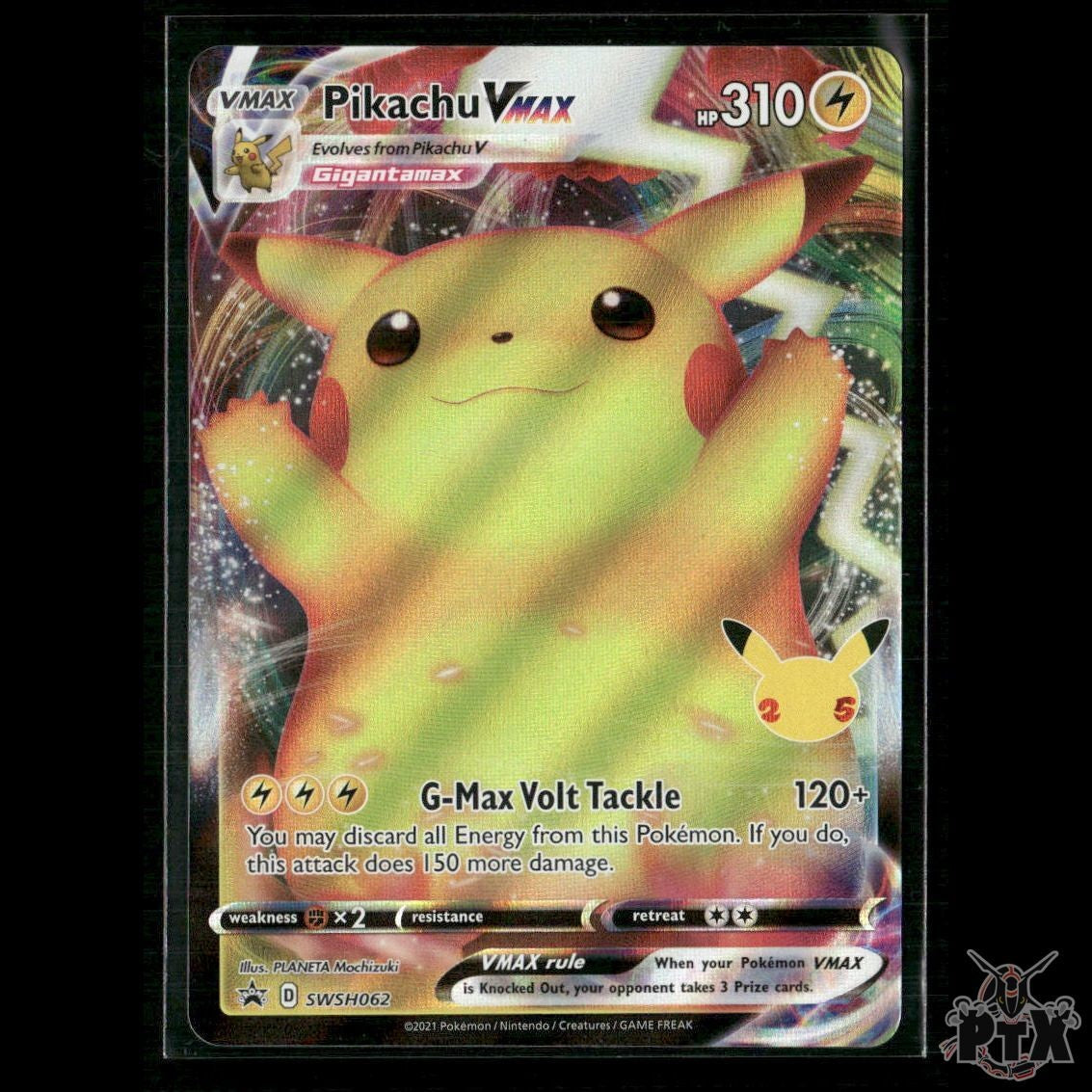 Pikachu VMAX SWSH062 SWSH: Sword & Shield Promo Cards NM Pokemon