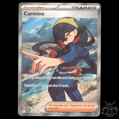 Carmine #204/167 Twilight Masquerade NM/Near Mint Pokemon 2024