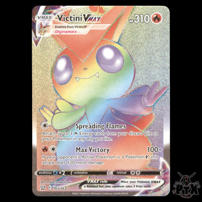 Victini VMAX #165/163 Battle Styles NM/Near Mint Pokemon 2021