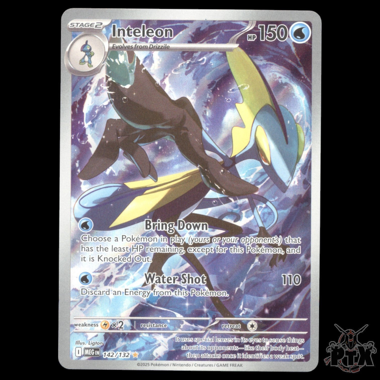 Inteleon #142/132 Mega Evolution NM/Near Mint Pokemon 2025