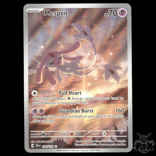 Mesprit #204/191 Surging Sparks NM/Near Mint Pokemon 2024