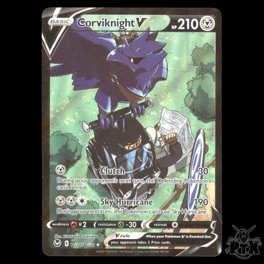 Corviknight V #TG18/TG30 Silver Tempest NM/Near Mint Pokemon 2022