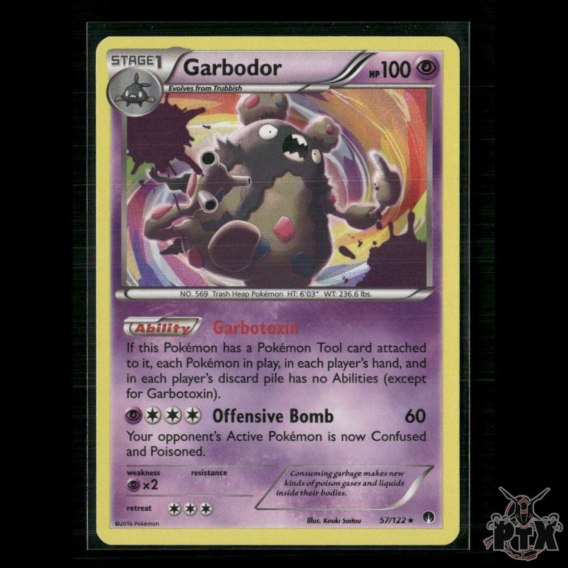 Garbodor 57/122 XY - BREAKpoint NM Pokemon