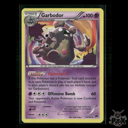 Garbodor 57/122 XY - BREAKpoint NM Pokemon