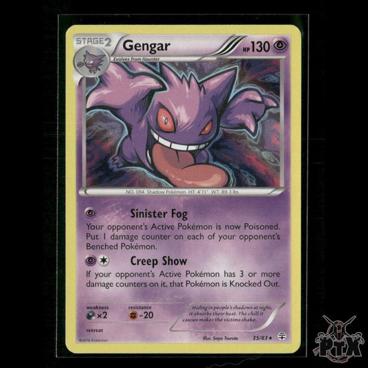 Gengar Holo 35/83 Generations NM Pokemon