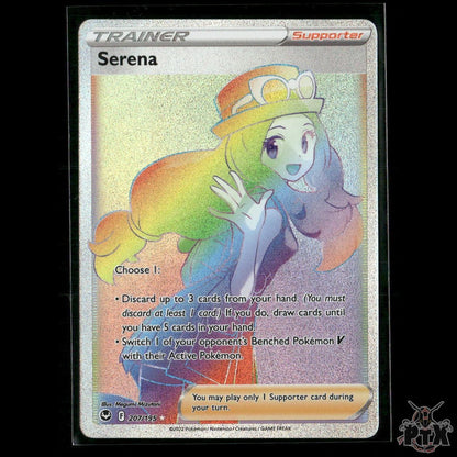 Serena (Secret) 207/195 SWSH12: Silver Tempest NM Pokemon 2022