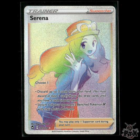 Serena (Secret) 207/195 SWSH12: Silver Tempest NM Pokemon 2022