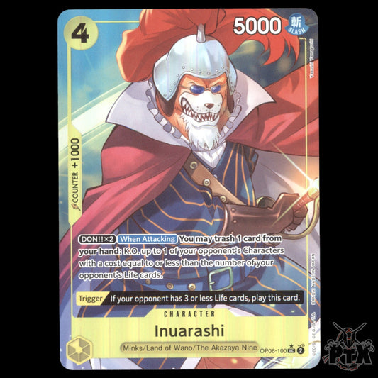Inuarashi OP06-100 PRB-01 NM/Near Mint One Piece