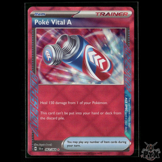 Poke Vital A 062/064 SV: Shrouded Fable NM Pokemon 2024