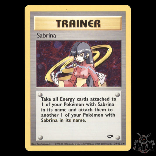 Sabrina Holo #20/132 Gym Challenge NM/Near Mint Pokemon 2000