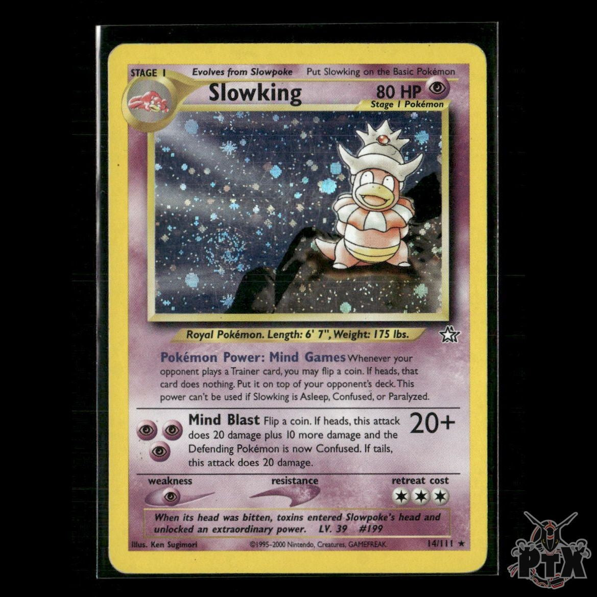 Slowking Holo 14/111 Neo Genesis NM Pokemon