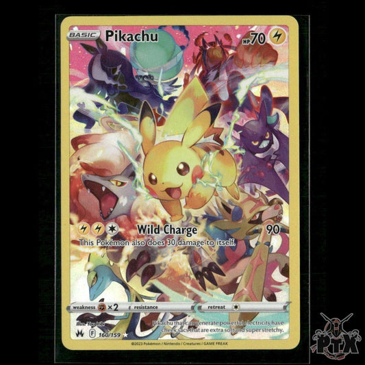 Pikachu (Secret) 160/159 SWSH: Crown Zenith NM Pokemon